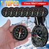 1-10PCS Mini Handheld Compass Portable 45mm Camping Compass TOutdoor Climbing Helping Survival Device Pointing Guide Tools