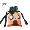 Holiday Themed Candy Holder Halloween Pumpkin Ghost Tote Bag, Trick or Treat Bag with Double Sided Print Side Print, Sturdy Reusable Party Favor Gift