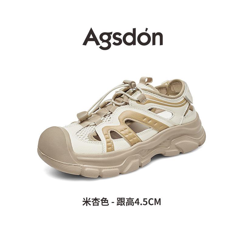 Augustine Sports Sandals Women's 2025 New Summer Platform Hollow Outdoor Hiking Casual Hiking Shoes Ins