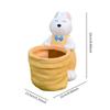 Flower Pot Decorative Pen Holder Storage Case Sculpture Animal Plant Pot Garden Figurine for Living Room Home Yard Balcony Lawn