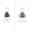 M5 Bicycle Hydraulic Disc Brakes Screw Bike Bleed Screw Bolt With O-Ring Parts For Shimano XT, SLX, Zee, Deore & LX