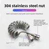 Handheld Water Toilet Bidet Sprayer Flexible Spring Shower head Hose tube Telephone Line soft Hoses bathroom Accessories