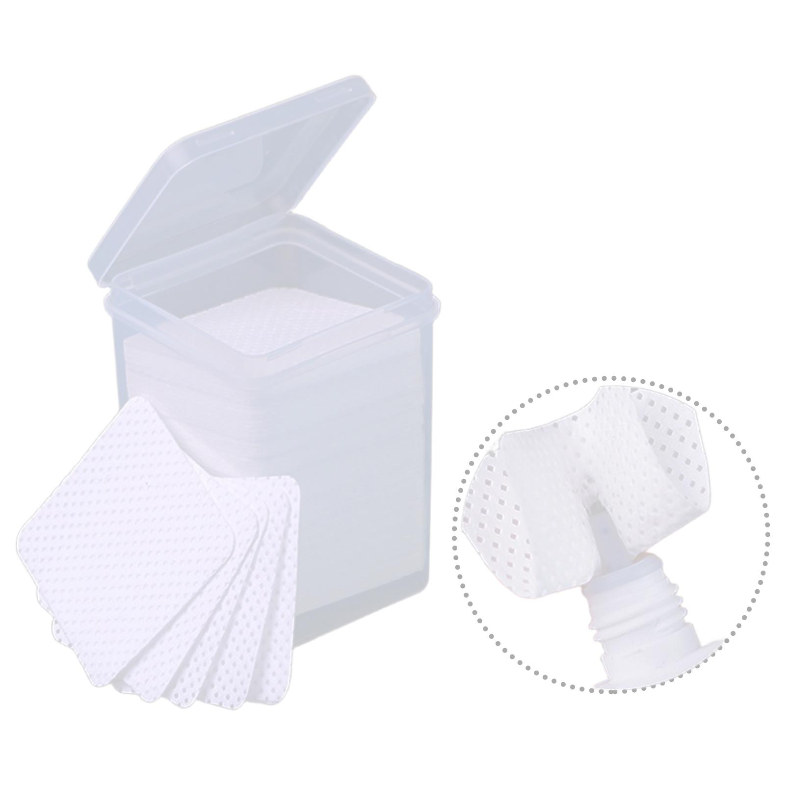 

850 Count Makeup Remover Pads Soft Washable Cotton Rounds Skin Friendly Square Pads Travel Storage Case Included One Size