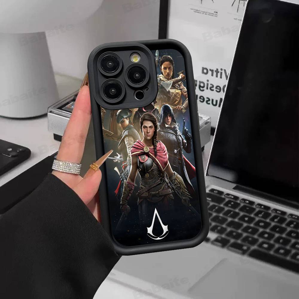 Game A-Assassins Creed S-Shadows Phone Case For IPhone 17 16 15 14 13 12 11 Air Plus Pro Max Soft Back Cover