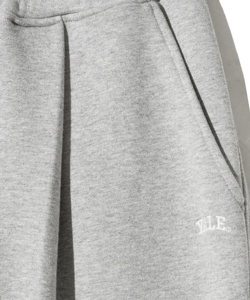 YALE Small Arch One-Tuck Sweatpants_Gray