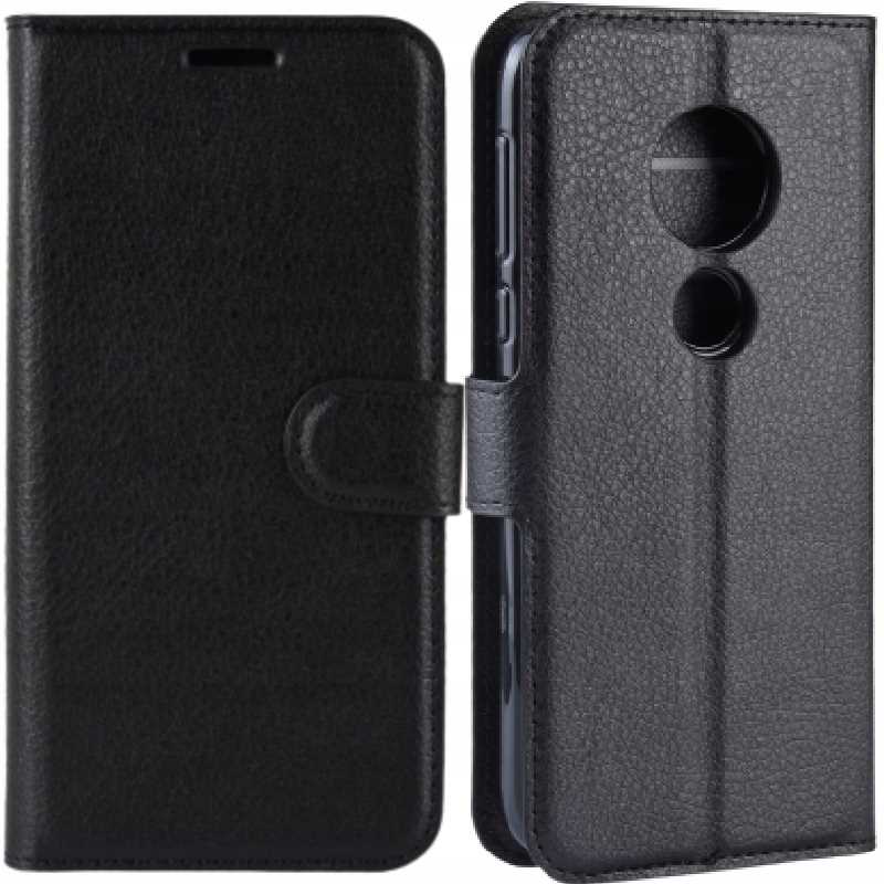Litchi Moto G7 Play Czarny