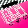 DIY Diary Art Portable PVC Waterproof Durable Template Tool Flexible Recording Template 3 Pack for Journaling Lines