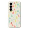 For Samsung Galaxy A56 5G Case Colorful Trees Pattern Printing Straight Edge TPU Phone Back Cover