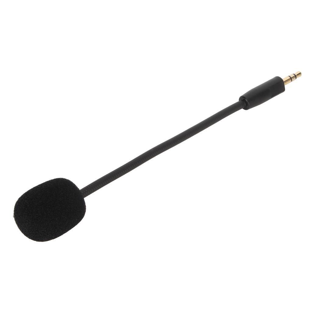 3.5mm Microphone Replacement Noise Reduced Game Microphone with Removable Mic Arm for Kingston Hyper X Cloud Orbit S