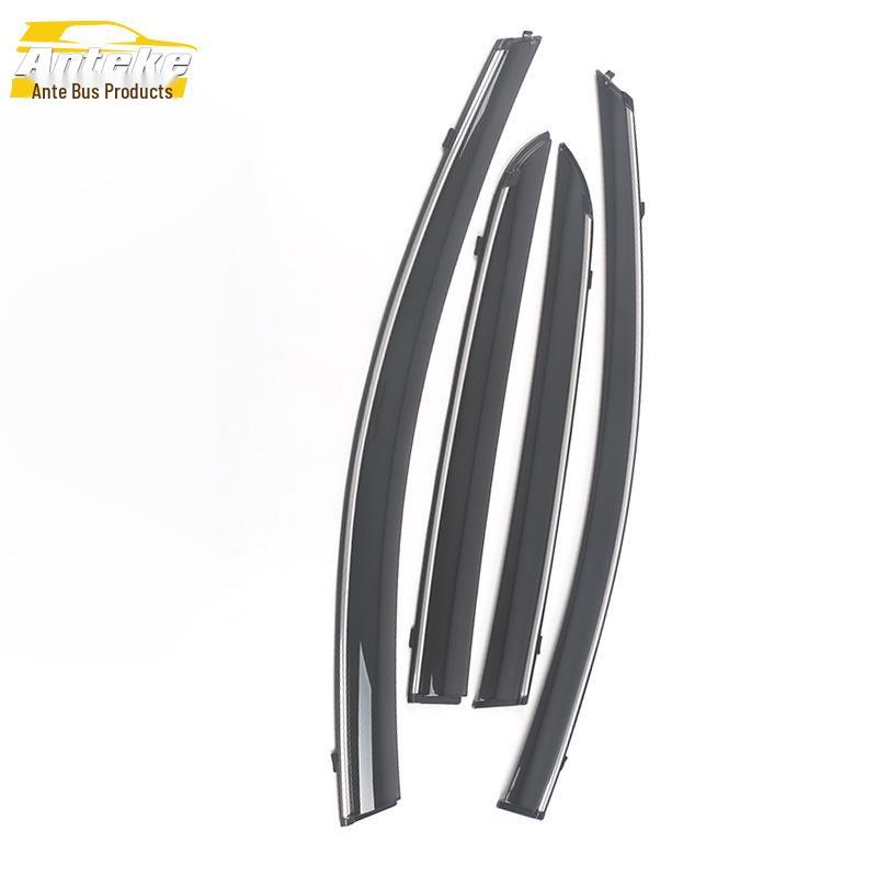 Yida Sedan Rain Guard Trim with Bright Plastic Strip - PS Plastic Deflector Sticker Accessory