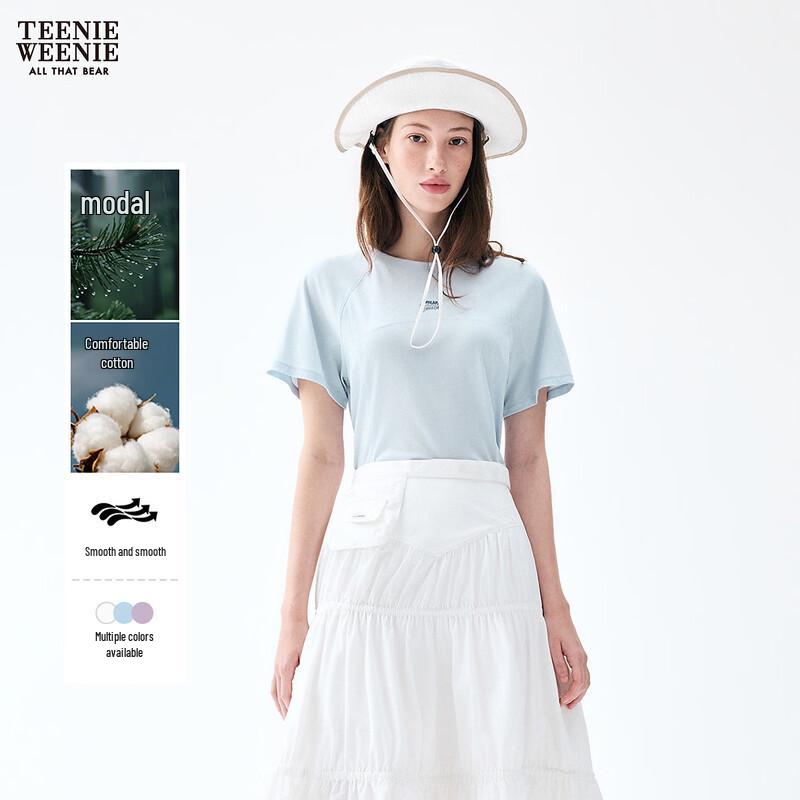 Teenie Weenie Women's Bear Graphic Short Sleeve T-Shirt