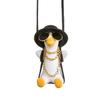 Car-Mounted Swing Duck Pendant - Trendy Yellow Cartoon Decor