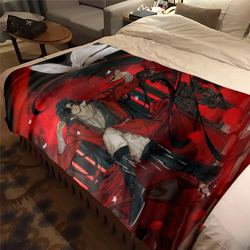 Heaven Official's Blessing Blanket Soft Comfortable All Seasons Perfect Sofa Office Naps Outdoor Travel Makes Great Gift
