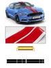 Ford Mustang Motorhaubenstreifen Aufkleber - GT Parallellinien Aufkleber zur Autodekoration
