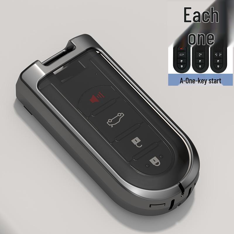 Toyota & PERODUA Car Key & Remote Control Covers Translucent black TPU Beilu logo