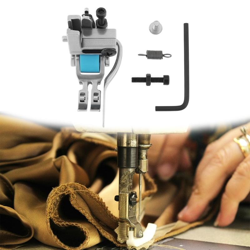 Extended Presser Foot for Flatbed Sewing Machines Sturdy Metal Construction Smooth Cloth Feeding