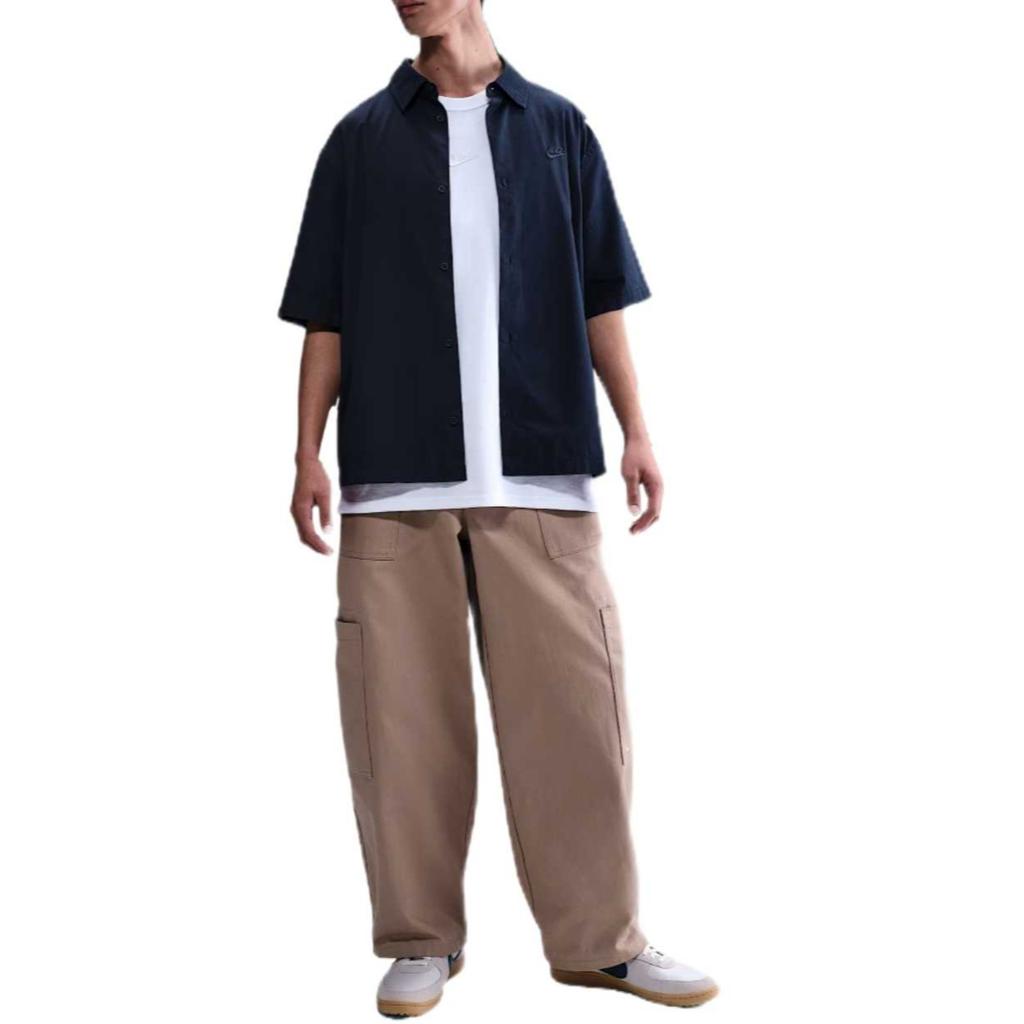 Nike Club Modă Confortabil Trendy Simplu Cămașă cu Mânecă Scurtă Cămăși Bărbați Obsidian HJ2030451