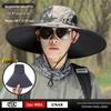 Men's Wide Brim UV Protection Sun Hat for Summer Outdoor Activities