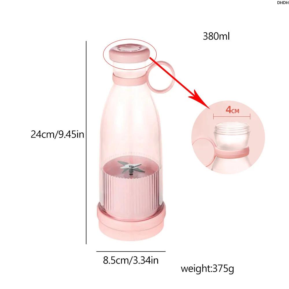 

Mini Juice Blender Portable Rechargeable Blender Electric USB Fresh Fruit Juicer 6-Blade Smoothie Ice Maker фиолетовый