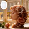 Flower Girl Silicone Candle Mold Multipurpose Silicone Mould for Making Candle Soap Home Decoration Resin Casting