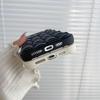 For iPhone 12 Pro Max 3D Cube Weave Texture Skin Feel Phone Case
