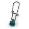 Green 8# Swivels Snap 220LB Duolock Snap Fishing Swivels Fish Finder Heavy Duty Fishing Sinker