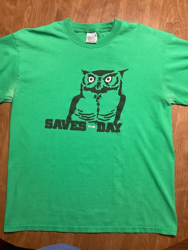 90s Saves The Day Band Green Shirt Unisex Concert TR544 Unisex T-Shirt XXXL