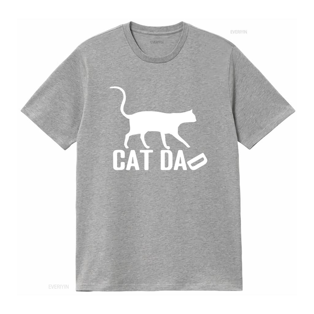Cat Dad T Shirt Perfect for Father s Day vintage Washed Breathable Stylish Unisex Top For Everyday Wear Casual Stretched
