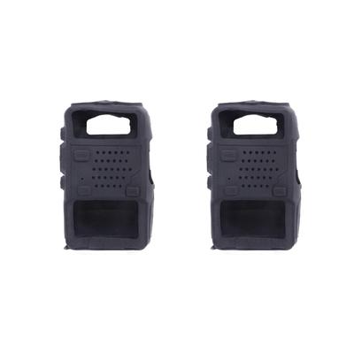 Soft Ergonomic Silicone Grip Case Accuracy Cut Silicone Protector Easy Installs Removable Silicone Cover for BF-UV5R