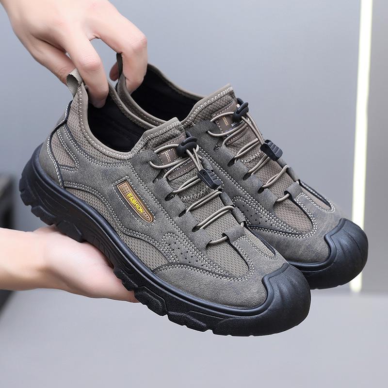 Men'S Outdoor breathable and comfortable walking Shoes Dad Shoes Comfort  Men'S Sneakers Soft Sole Casual Sneakers