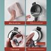 Adjustable No-Drill Suction Shower Head Holder