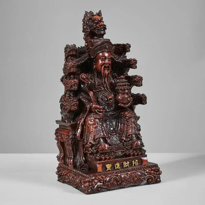 God of Fortune Ornaments Home Living Room Buddha Statue Inviting Wealth Into The Treasure Opening Decor