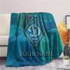 Custom Name Dynamo Kyiv Flannel Blanket, High Quality Comfortable for All Seasons, Home Decor, Warmth and Comfort