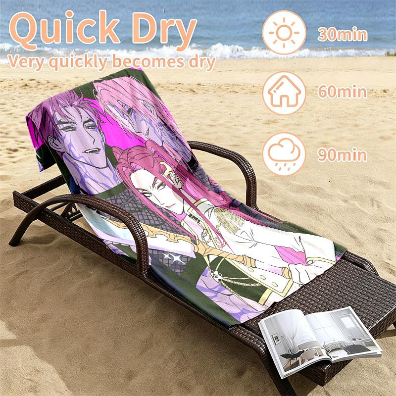Kpop demon hunters Beach towels also serve as bath towels summer essential a musthave for the outdoors the beach and the pool