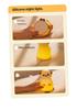 Fennec Fox Rechargeable Silicone Night Light - Tap to Illuminate Bedside Lamp