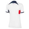 Nike 2023-2024 Paris Saint-Germain Sports Crew Neck Short Sleeve Football Shirt Women Tops White DX2734-101