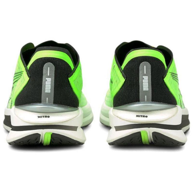 Puma Electrify Nitro 1 Cushioned Lightweight Marathon Running Shoes Men Green Black 195173-03