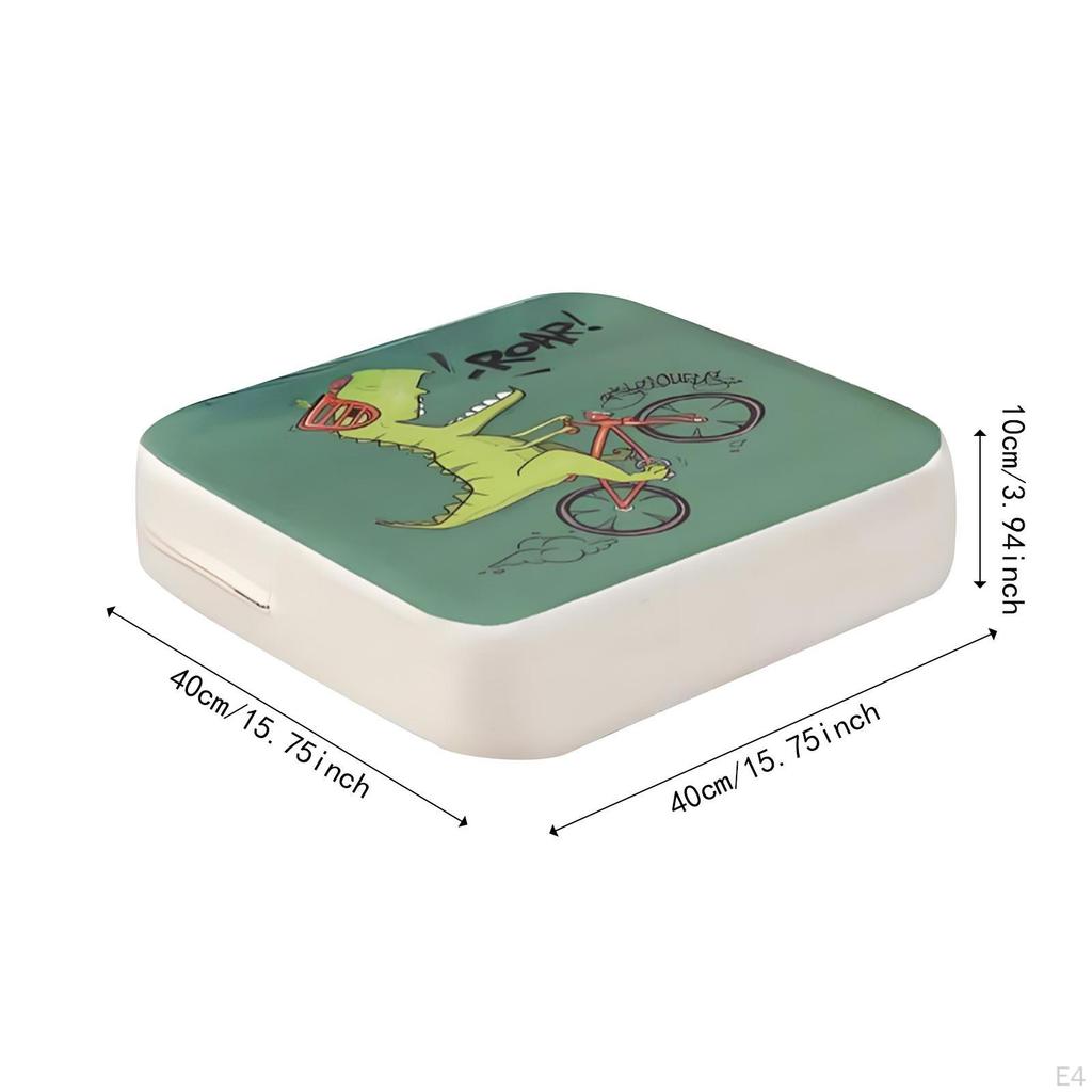 Booster Cushion for Kitchen Chairs, Designed Boys and Girls with Straps