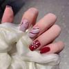 6styles Christmas Nail Art Stickers Dot Snowflake Designs Gel Nail Decals Perfect for New Year DIY Manicures No UV Lamp Needed