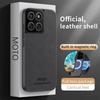 Leather Case for Motorola Edge 60 Pro 5G Car Magnetic Holder Wireless Charging Silicone Phone Cover MotorolaEdge60Pro XT2507-1