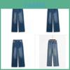 Denim Jeans Retro Blue Vintage High Waist Relaxed Fit For Casual Wear