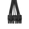 Two 8Pin to 16Pin 12VHPWR PCIE 5.0 Cable for Power Supply and High End Graphics Cards