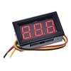 AU 0.56IN Volt Instrument Tool 2 Wire Voltage Gauge Meter DC 5-120V (Red)