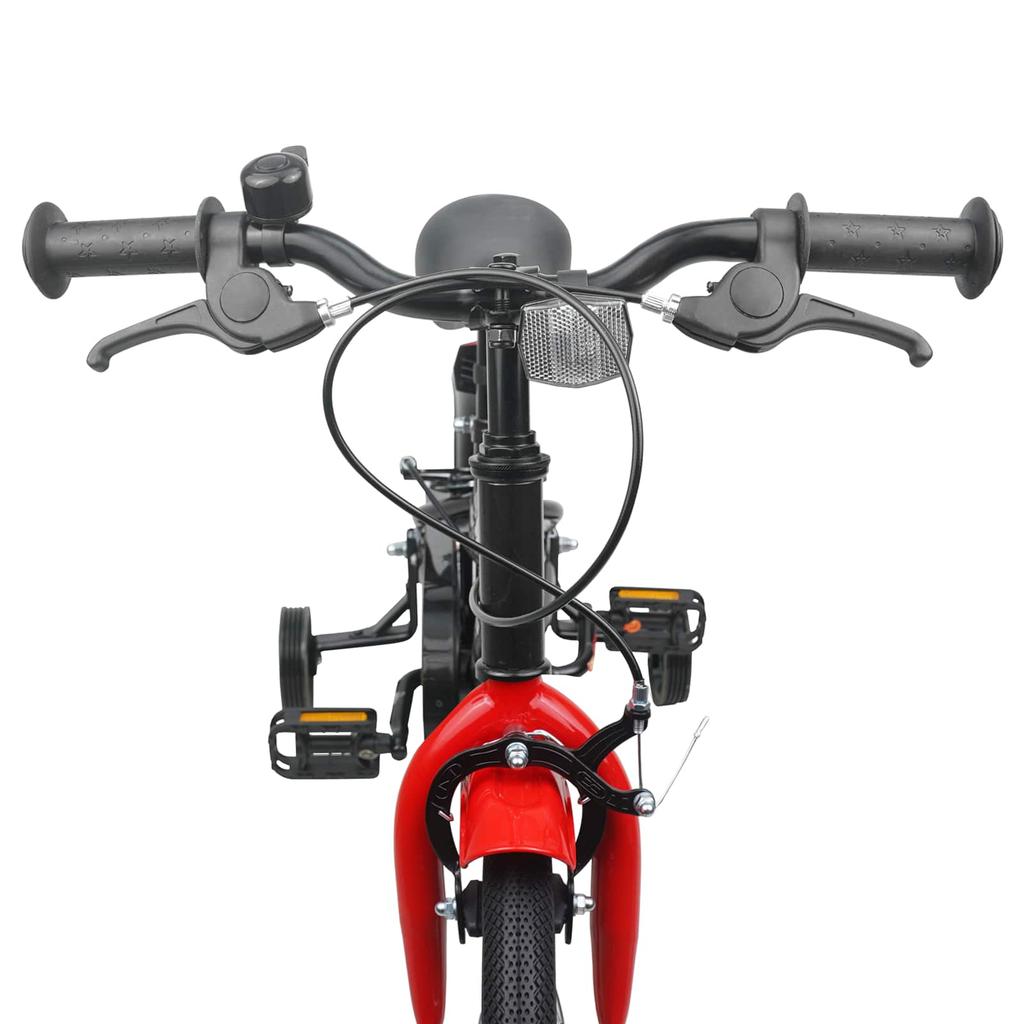 Kids  Bicycle 12 Inch for Ages 2 4 Black and Red