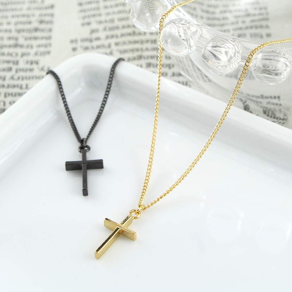 Shop Made In Japan Cross Pair Necklace Present Wrapping Gift Box Pn0015 Silver Silver [Jewelry M] Men's Women's +