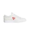 (w) Nizza Trefoil Crystal White Red