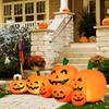 Conjoined 7pcs Inflatable Halloween Pumpkin With LED Lights Halloween Decoration  Outdoor