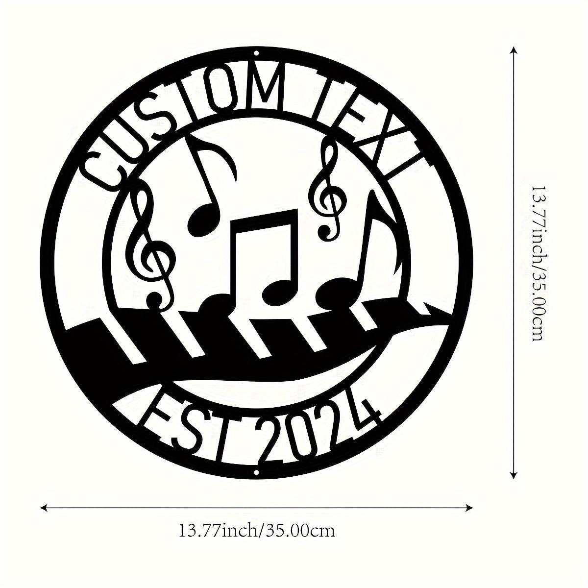 Metal Sign Family Name Custom Wall Decor Year Gift