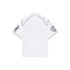 Li-Ning Moto Series Spring/Summer 2022 Trendy Music Festival Letter Print Loose Casual Short Sleeve Shirt Men Tops White ASHS023-1