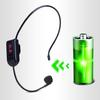 Wireless Microphone Head-mounted High Sensitivity Portable FM Transmitter Headset Megaphone Radio Mic for Tour Guide